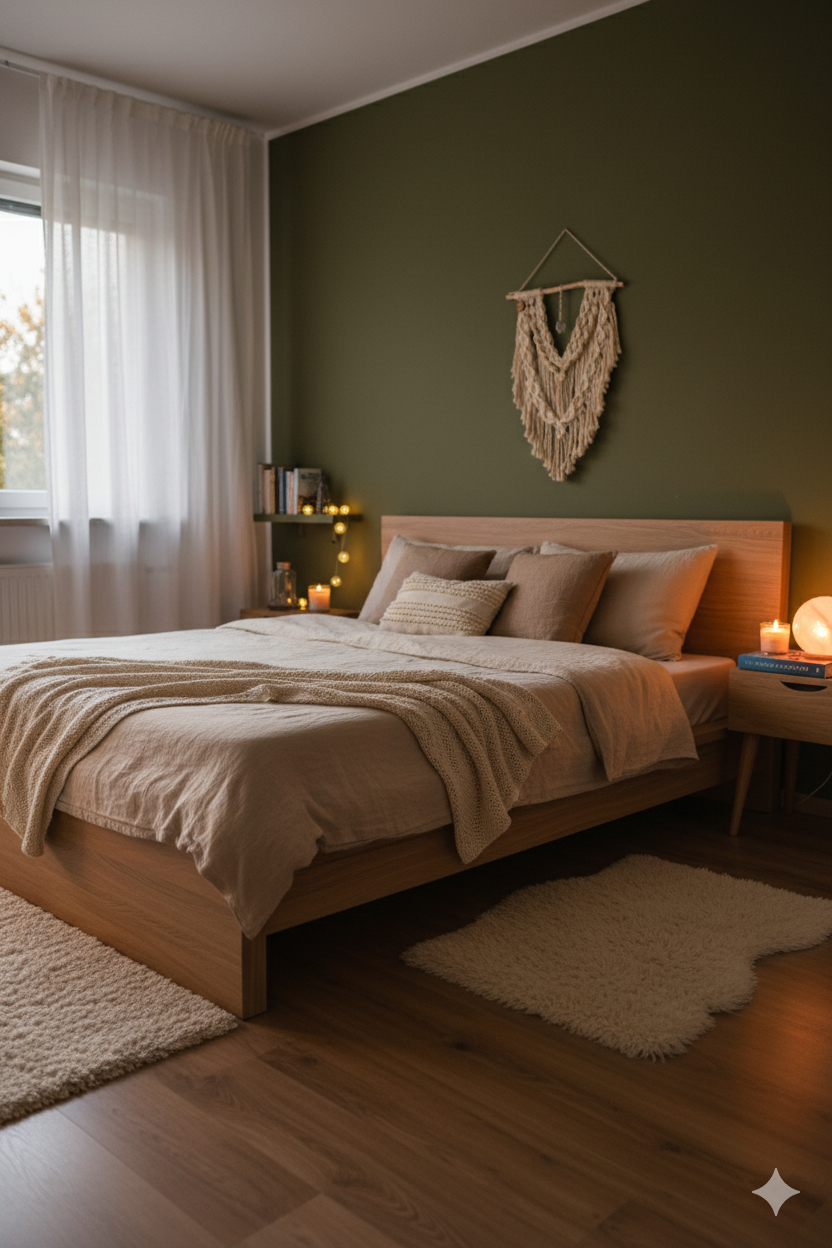 Makrame zidna dekoracija i gorski kristal